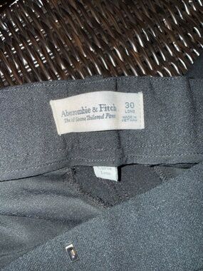 Abercrombie & Fitch Black Tailored Pants